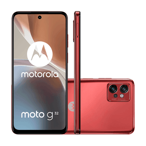 Smartphone Motorola Moto G32 XT2235-1, 128GB, 4GB RAM, Camêra Frontal 16MP | Vermelho DF - 279079