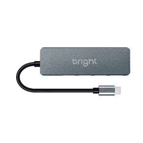 HUB Bright 4 Portas USB 3.0 - HB001 | Cinza GO - 582535 HUB Bright 4 Portas USB 3.0 - HB001 | Cinza GO - 582535
