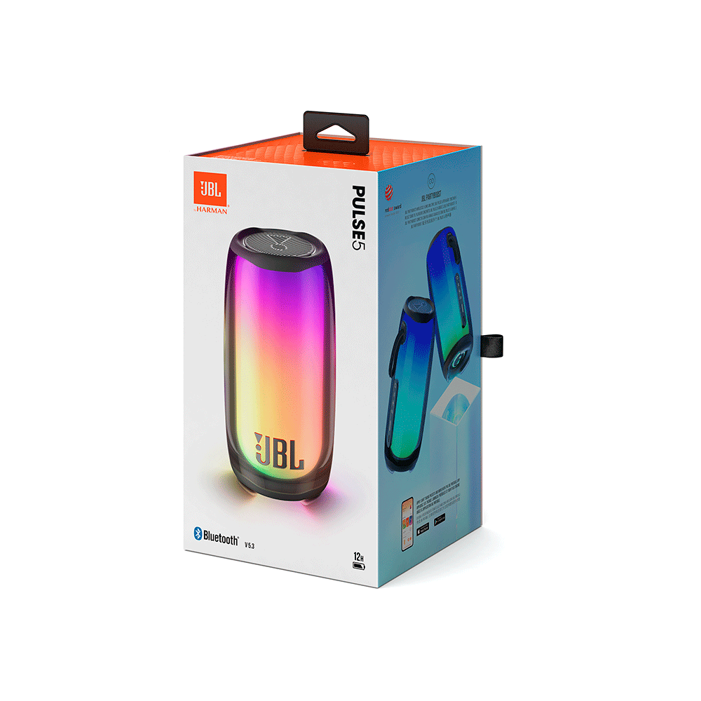 Caixa de Som Bluetooth JBL Pulse 5 IP67, À Prova D'água | Preto