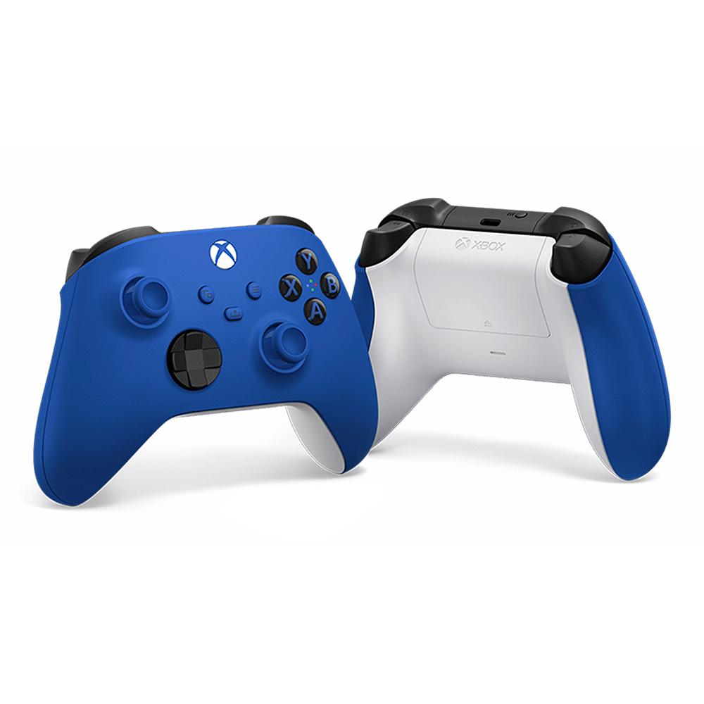 Controle Sem Fio Microsoft Xbox Shock Blue Azul Artigo: 582207