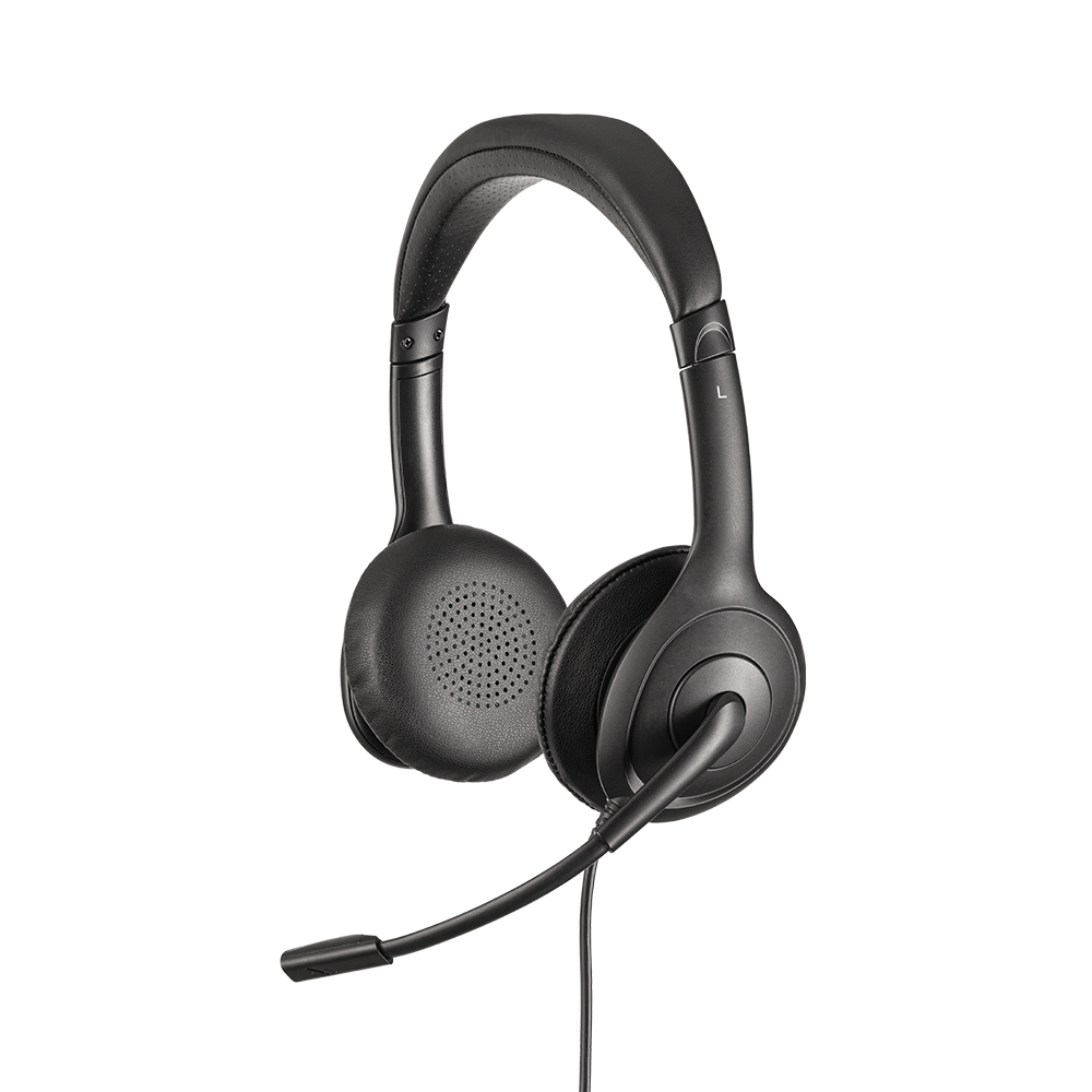 Headset Biauricular Intelbras WHS 60 duo USB | Preto Artigo