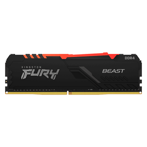 Memória Kingston Fury Beast, RGB, 3600MHz, DDR4 CL18 | 16GB DF - 801251