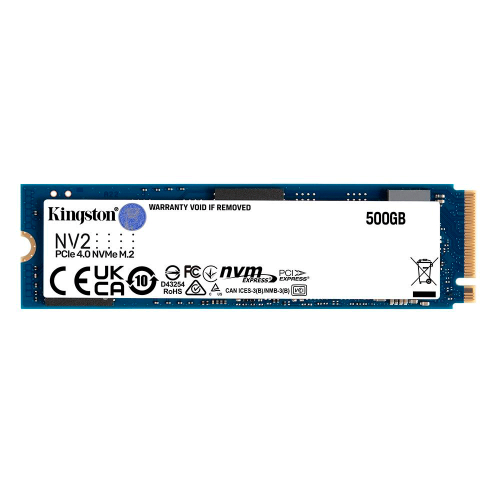 SSD Kingston NV2 M.2 2280 NVMe | 500GB Artigo: 801256 - Fujioka