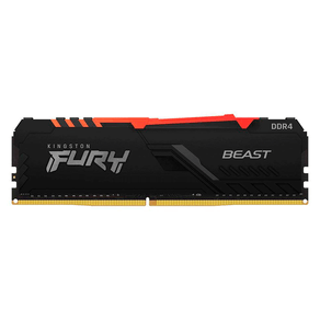 Memória Kingston Fury Beast, RGB, 3200MHz, DDR4 CL16 | 32GB DF - 801279