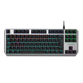 Teclado Gamer Kross Mecânico, Randgrid TKL Rainbow Switch Azul, KE-KG125 | Cinza DF - 582571