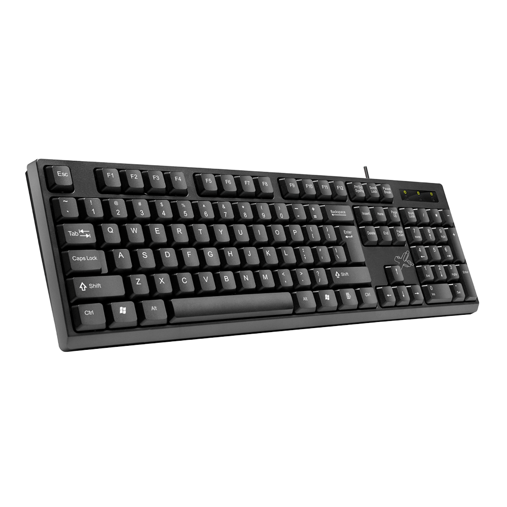 Teclado Maxprint Universitário Com Fio USB 2.0 ABNT2 | Preto