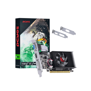 Placa de Vídeo Pcyes Nvidia GeForce G210 1GB DDR3 64Bits, Low Profile - PVG2101GBR364LP DF - 801294