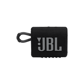 Caixa de Som Bluetooth JBL GO3 IPX7, Potência de 4.2 W RMS, À Prova d'água, Autonomia de 5 Horas | Preto DF - 286032