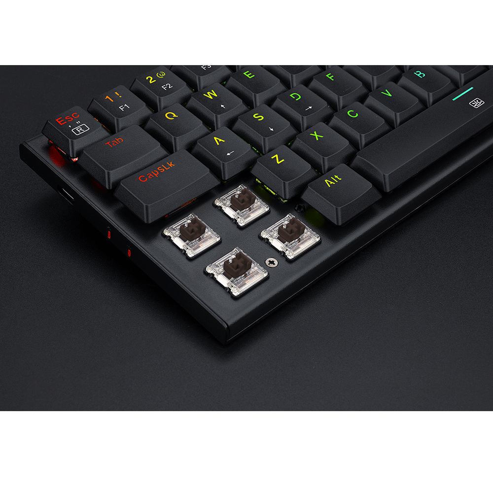Teclado Mecânico Redragon Anivia, RGB, ABNT2, Switch Marrom, K614