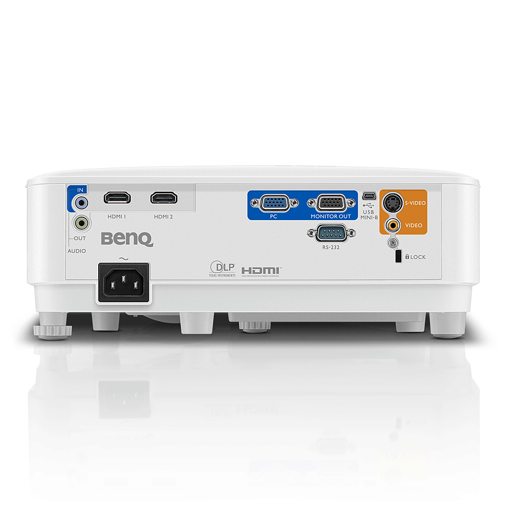 Projetor BenQ, MS550, SVGA 800X600, 3600 ANSI Lúmens | Branco