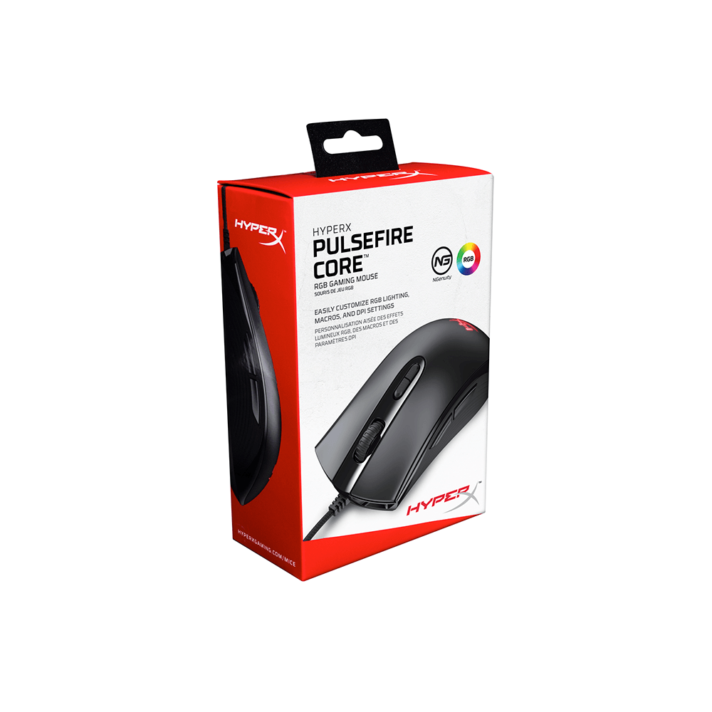 Mouse HyperX Gamer Pulsefire Core - Fujioka Distribuidor