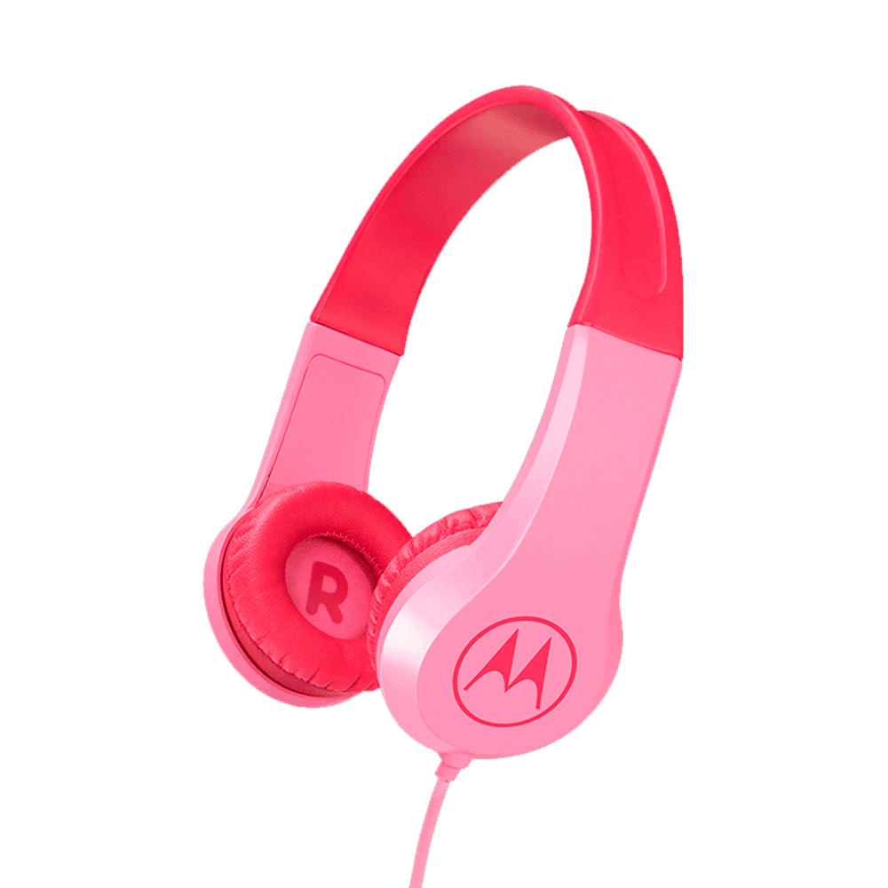 Fone De Ouvido Motorola Moto JR 200 Kids | Rosa - Fujioka Distribuidor