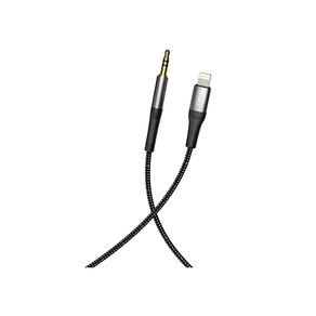 Cabo Auxiliar Hrebos Lightning para P2 HS-383 | Preto/Chumbo DF - 283170 Cabo Auxiliar Hrebos Lightning para P2 HS-383 | Preto/Chumbo DF - 283170