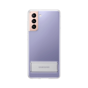 Capa Protetora Samsung Galaxy S21 Clear Standing Transparente DF - 278590