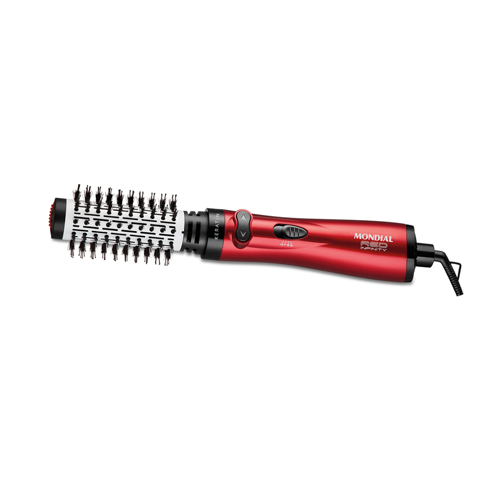 Escova Rotativa Mondial Red Infinity Keratin ER-11-KR 1000W | 220V