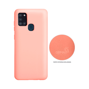 Capa Protetora Gbmax para Celulares de Silicone Rosa A21S DF - 278517 Capa Protetora Gbmax para Celulares de Silicone Rosa A21S DF - 278517