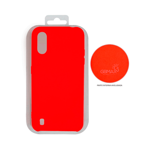 Capa Protetora Gbmax para Celulares de Silicone Vermelho A01 DF - 278509 Capa Protetora Gbmax para Celulares de Silicone Vermelho A01 DF - 278509