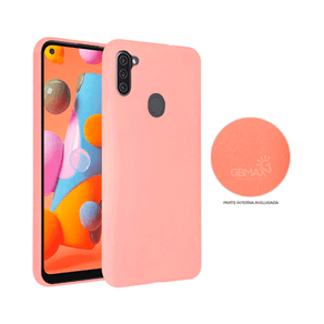 Capa Protetora Gbmax para Celulares de Silicone Rosa A11 DF - 278513 Capa Protetora Gbmax para Celulares de Silicone Rosa A11 DF - 278513