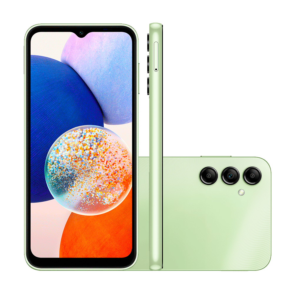 Smartphone Samsung Galaxy A14 5G, 64GB, 4GB RAM | Verde Artigo