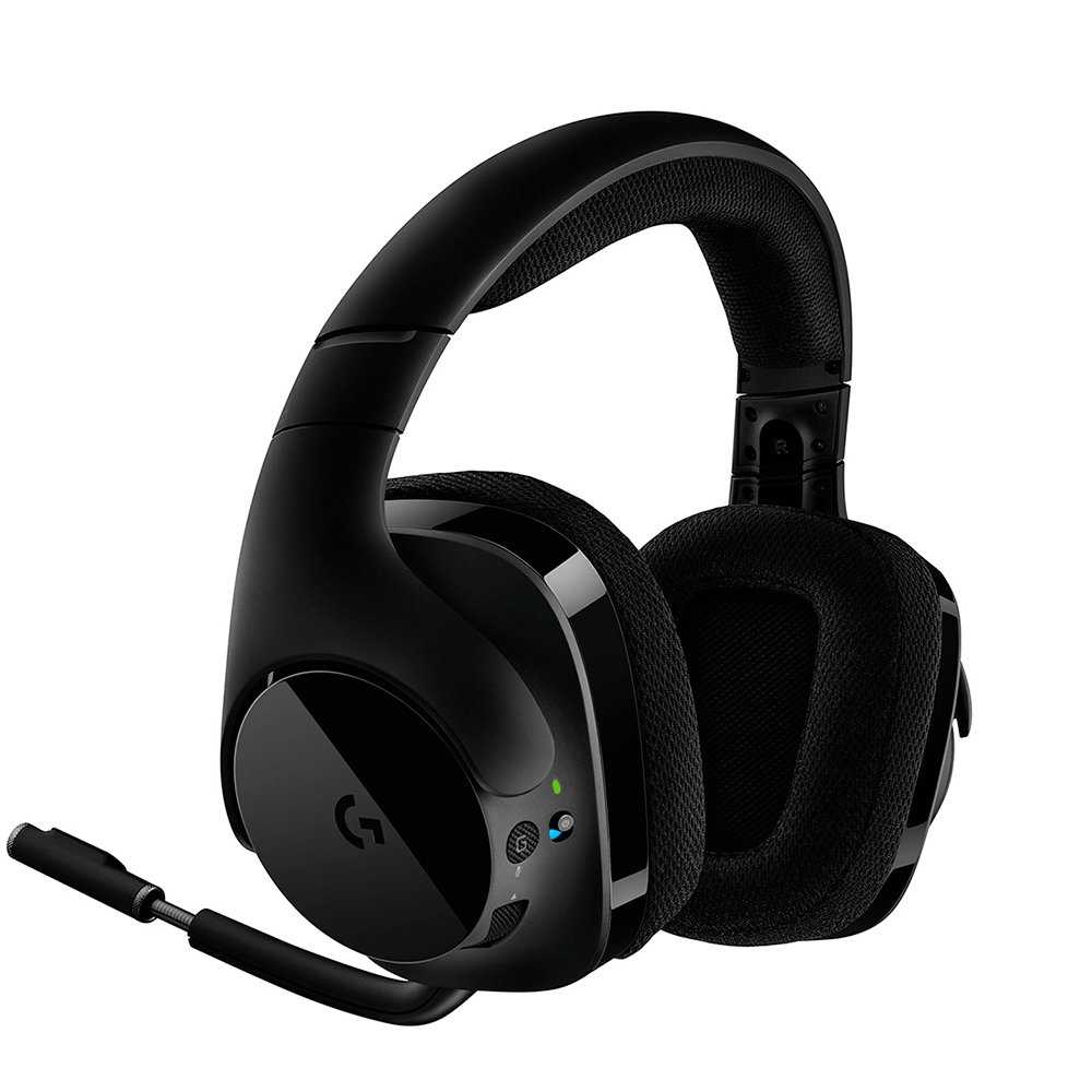 Logitech g533 ヘッドセット& ワイヤレス トラックボール MX Hedset Logitech G533 Wireless 7.1 Surround Gaming - Fujioka