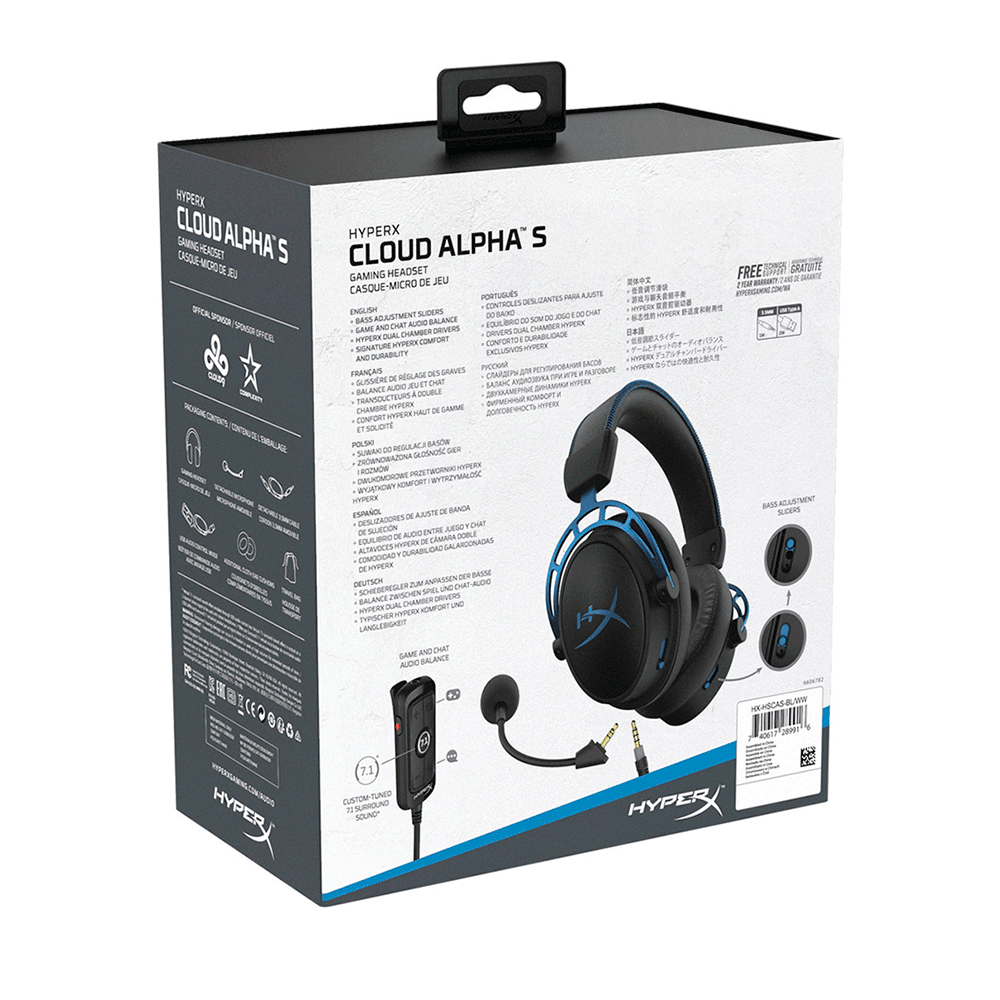 Headset HyperX Cloud Alpha S Gaming - Fujioka Distribuidor Headset HyperX Cloud Alpha S Gaming - Fujioka Distribuidor