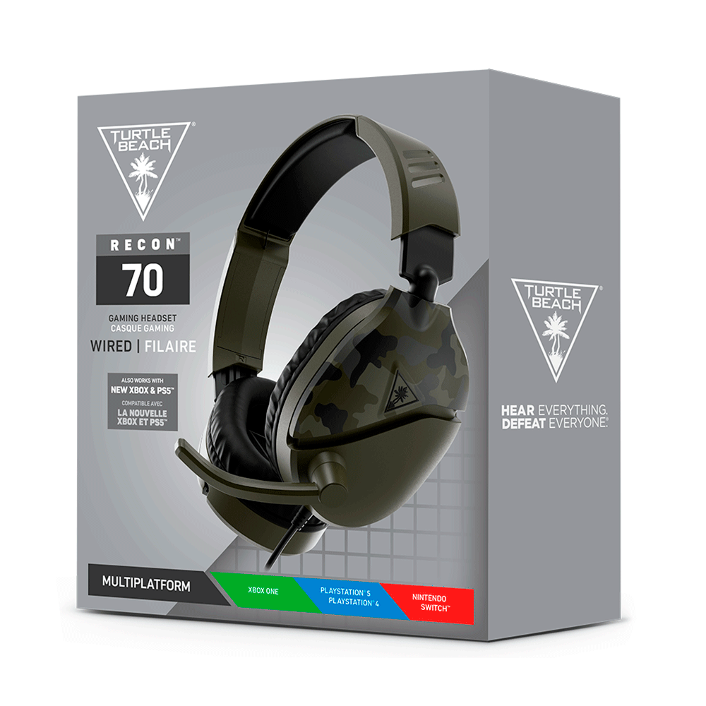 Headphones Turtle Beach Ear Force Recon 70 Xbox One Headset Gamer