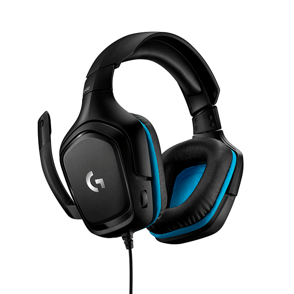 Headset Logitech G432 para jogos com som surround 7.1 - Fujioka