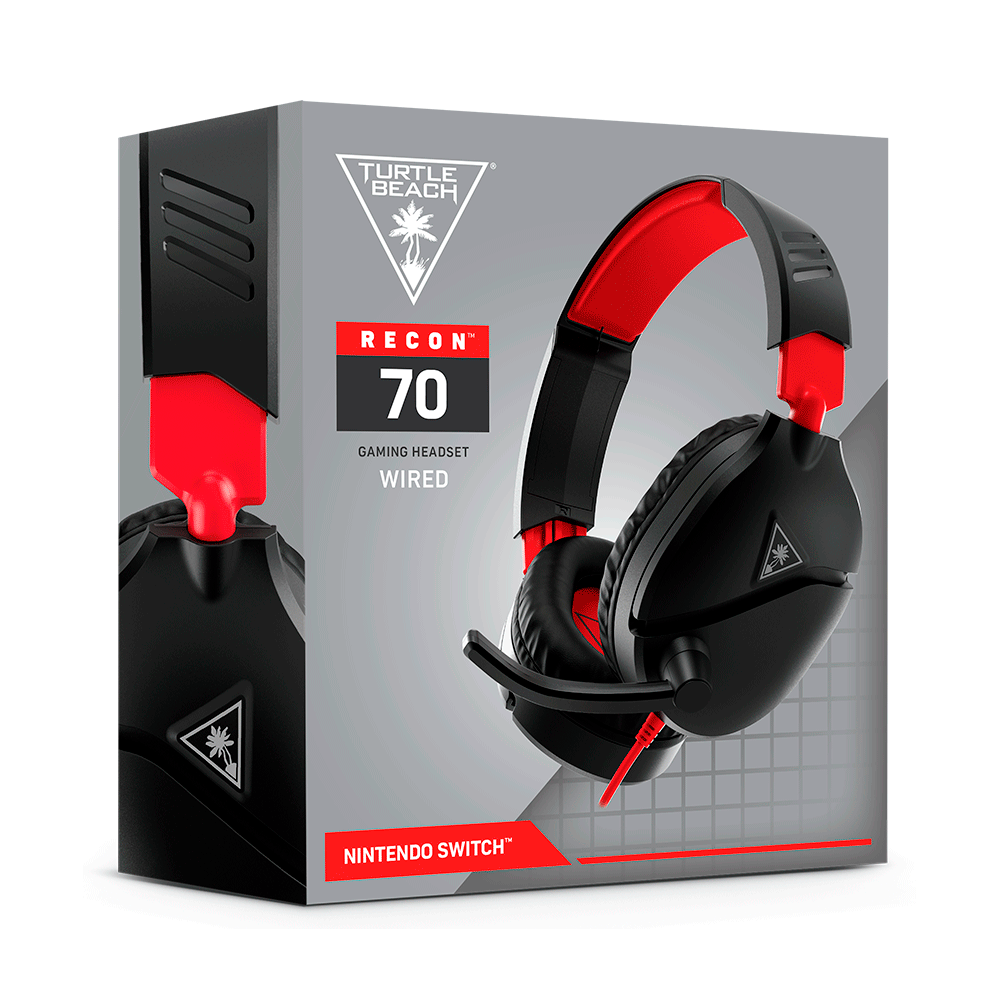 ヒューマン　ドキュメンツ　’70 Headset Gamer Turtle Beach Recon 70N para Nintendo Switch Preto