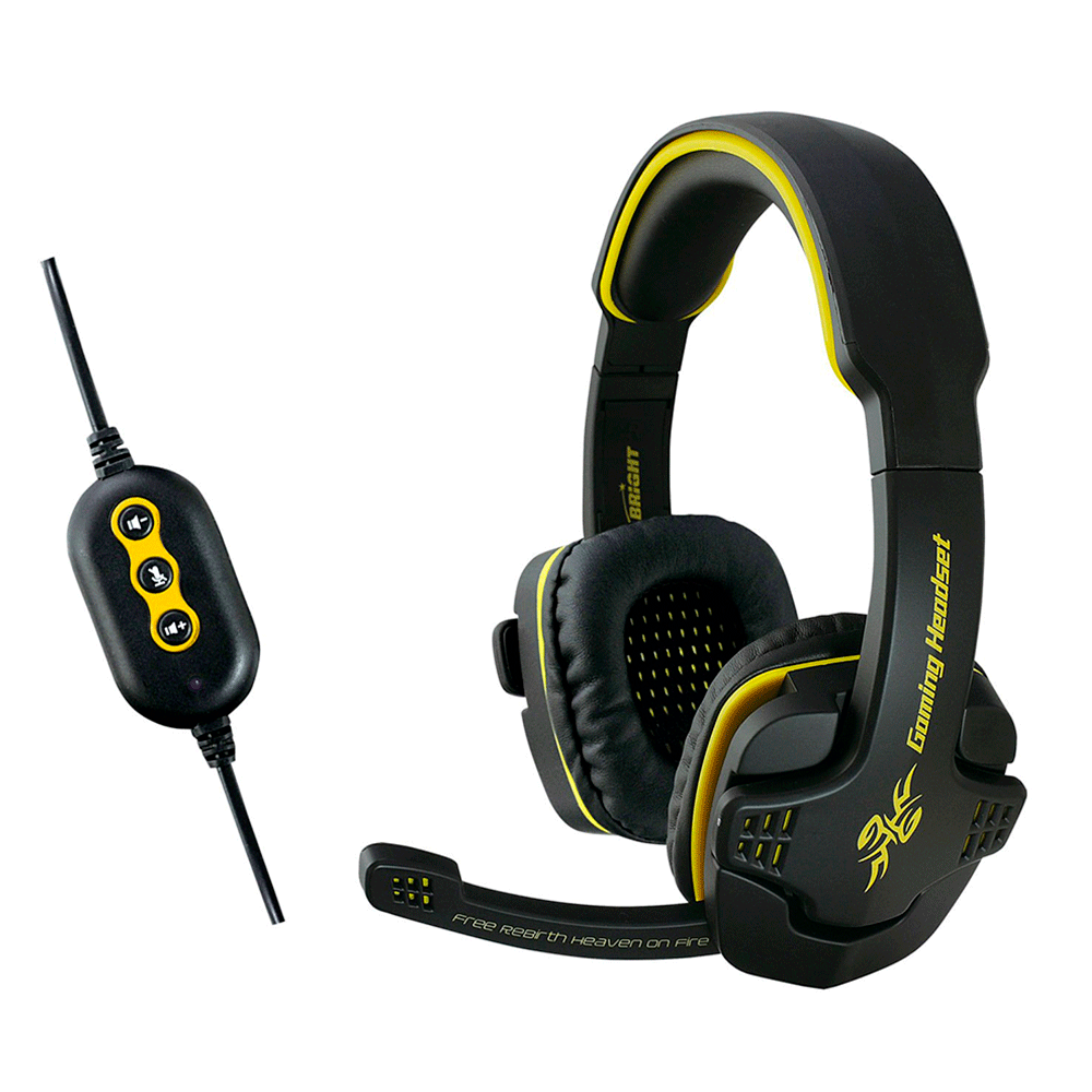Headset Bright 0354 gamer 7.1 USB - Fujioka Distribuidor