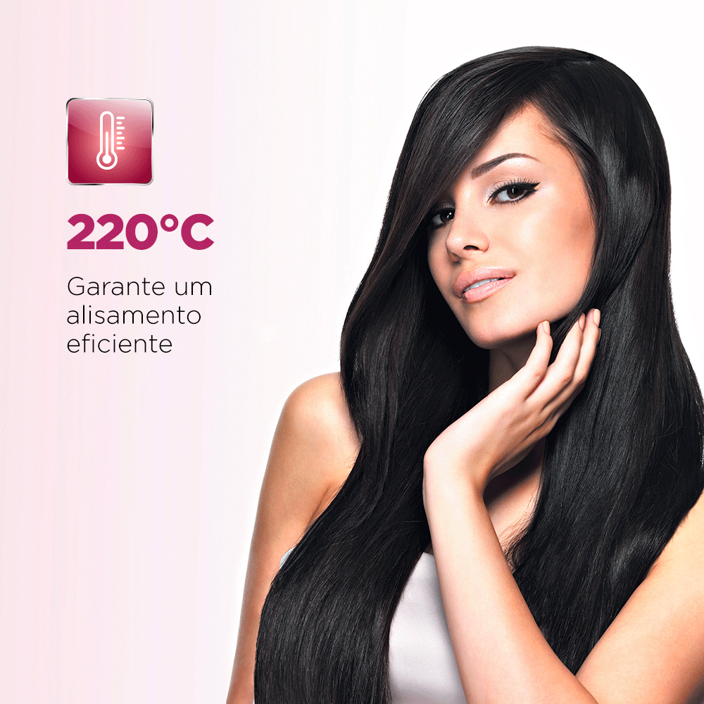 Prancha Mondial Alisadora Tourmaline Ceramic P-15 200ºC | Bivolt