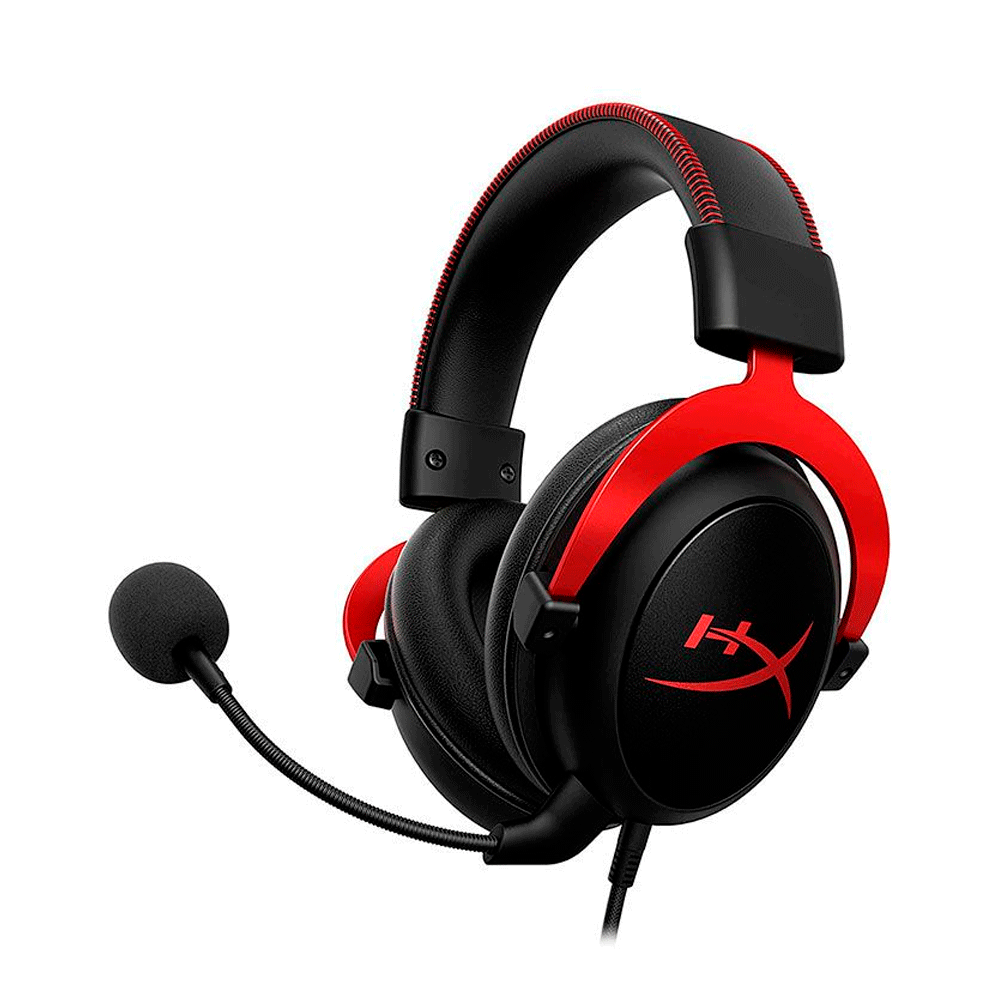 Headset para jogos HyperX Cloud II USB | Preto - Fujioka Distribuidor