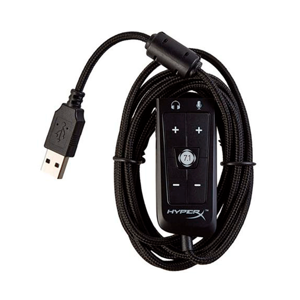 Headset para jogos HyperX Cloud II USB | Preto - Fujioka Distribuidor
