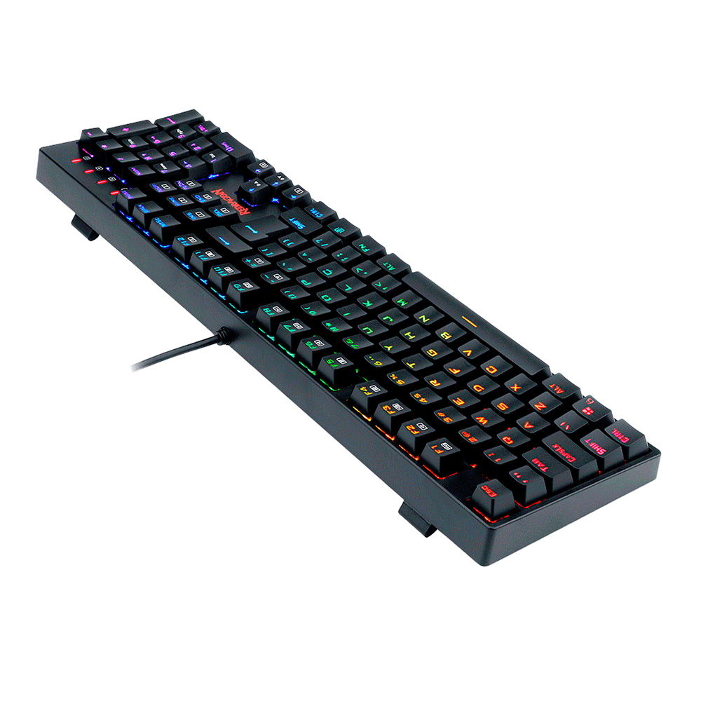 Teclado Gamer Óptico Redragon Surara Pro RGB Switch Azul K582RGB