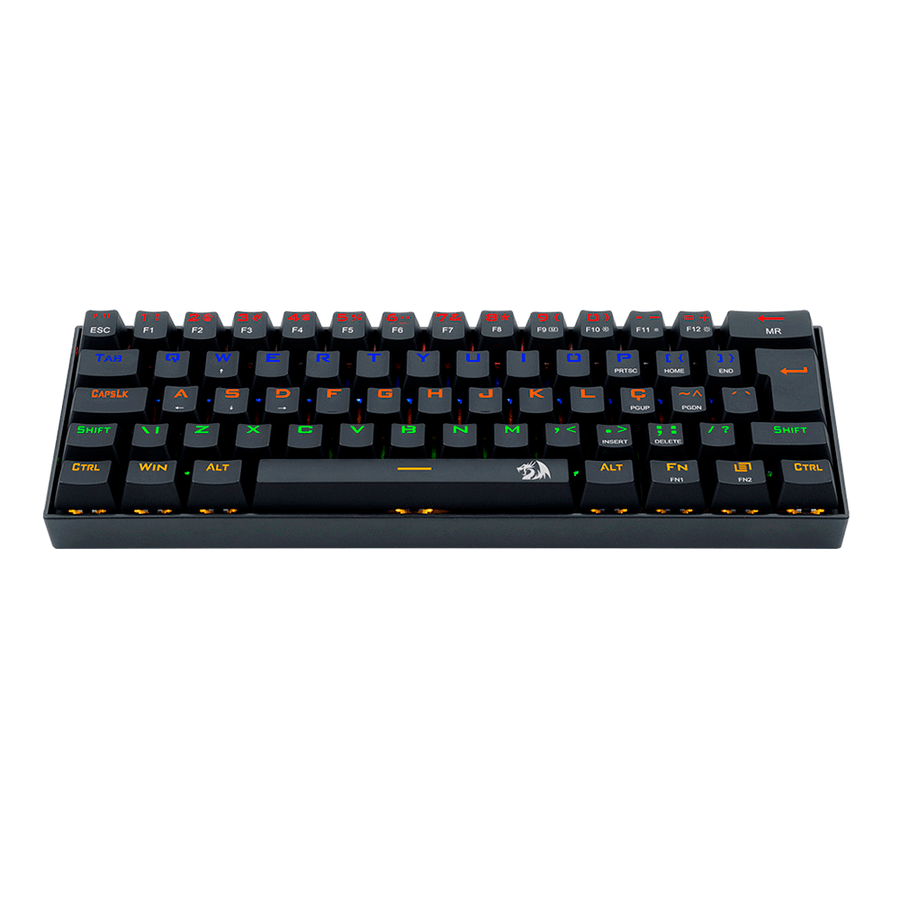 Teclado Gamer Mecânico Redragon LAKSHMI - K606R Preto - Fujioka