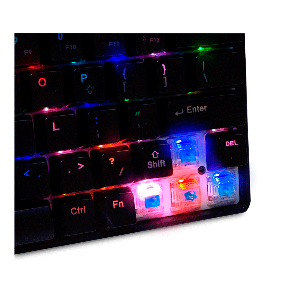 Teclado Gamer Dazz MK-60 Azul - Fujioka Distribuidor