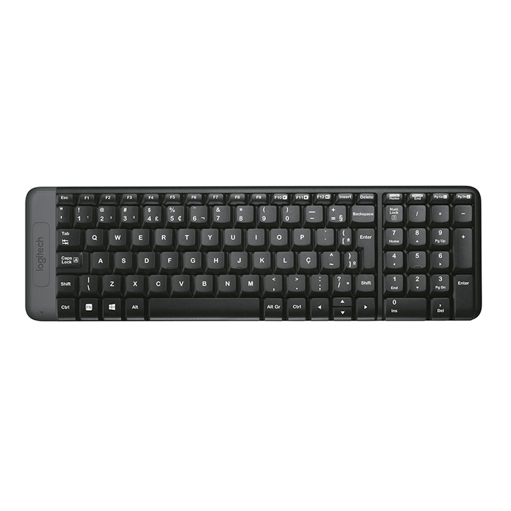 Teclado sem fio Logitech K230 Preto - Fujioka Distribuidor