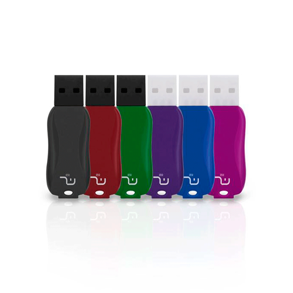Pendrive Multilaser Titan 8GB PD720 Colorido - Fujioka Distribuidor