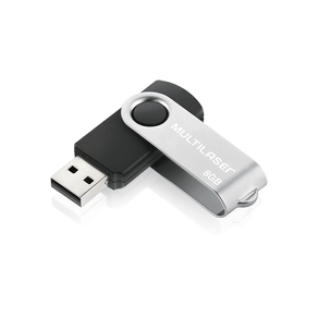 Pendrive Multilaser 8GB GO - 69888 Pendrive Multilaser 8GB GO - 69888