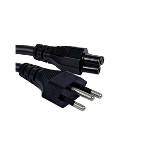 Cabo de Força MD9 para Notebook, 1,5 Metros, Tripolar - 5956 Preto DF - 582062 Cabo de Força MD9 para Notebook, 1,5 Metros, Tripolar - 5956 Preto DF - 582062