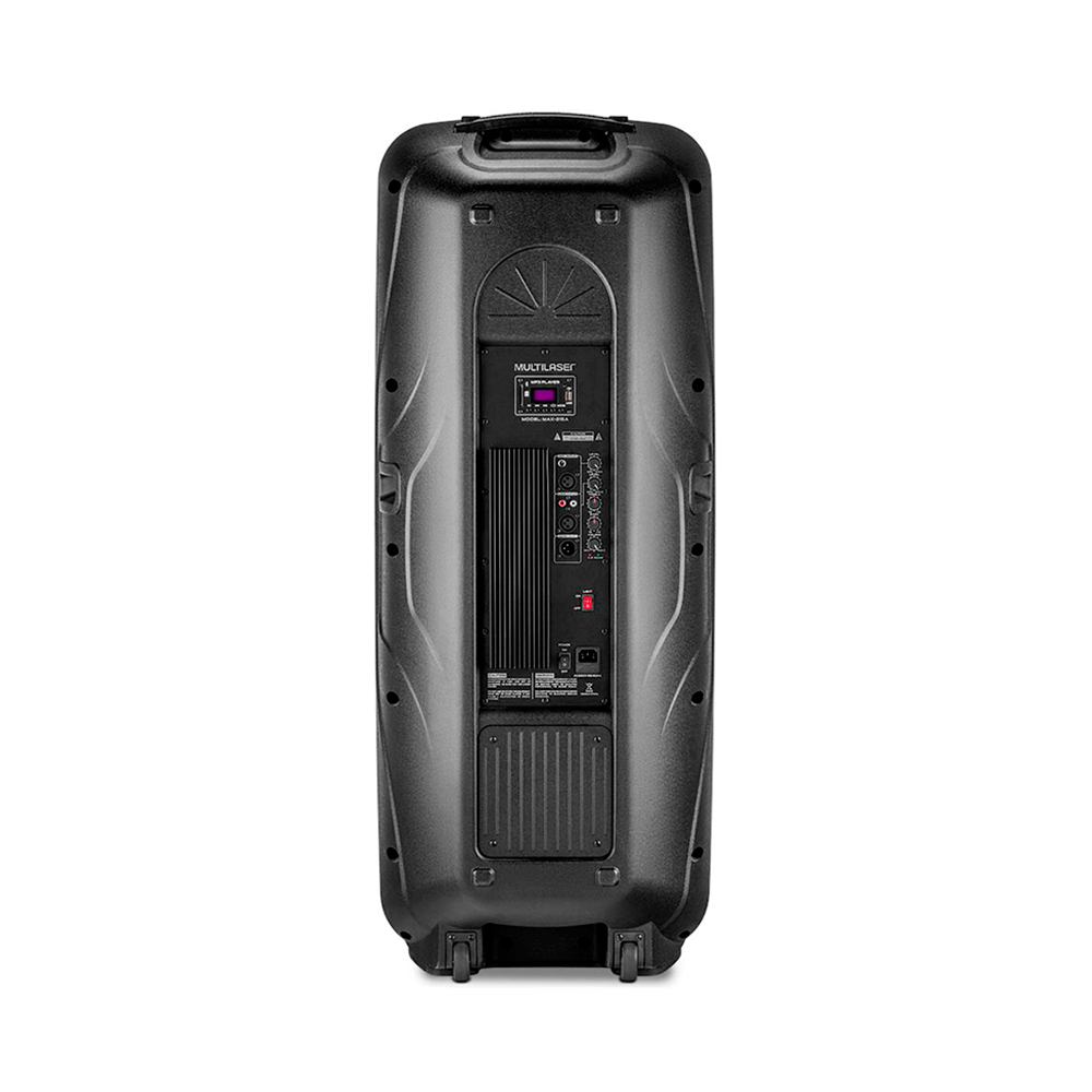 Caixa de Som Amplificada Multilaser 3500W Bluetooth SP344 Preto