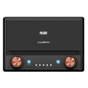 Caixa Amplificada Gradiente GCR108 Nostalgie Bluetooth, 1000W de Potência, USB, Rádio FM, 3D Sound Cinema DF - 56979