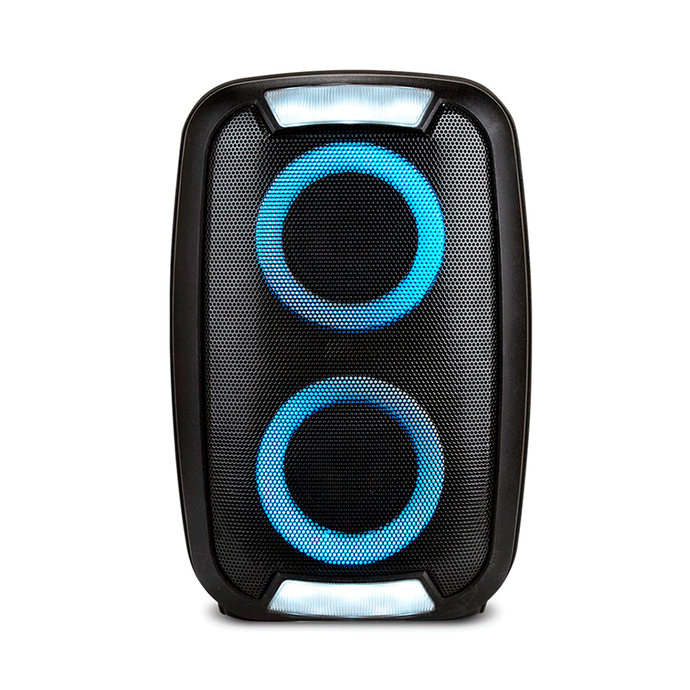 Caixa de Som Multilaser Neon 2 Double 250W com Bluetooth, Entradas