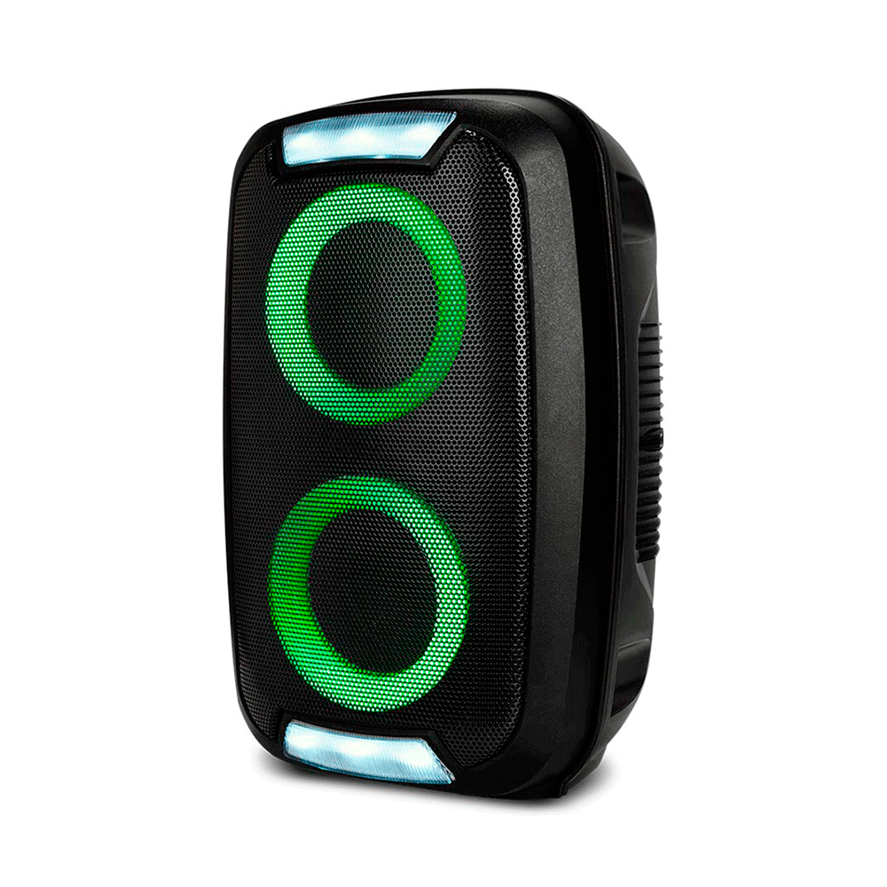 Caixa de Som Multilaser Neon 2 Double 250W com Bluetooth, Entradas