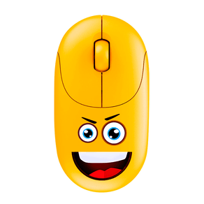 Mouse Bright Emoji Kids Wireless | Amarelo GO - 582601