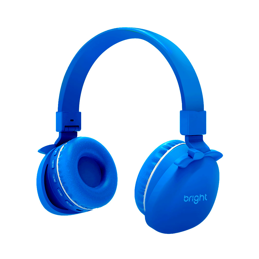 Headphone Bright Bluetooth Kids | Azul Artigo: 283192 - Fujioka