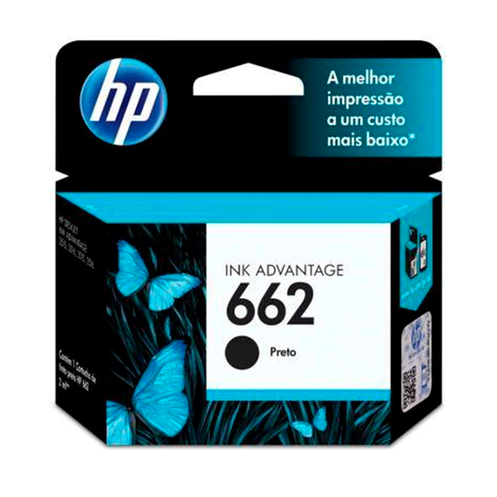 Cartucho HP CZ 103 AB 662 | Preta Artigo: 226048 - Fujioka