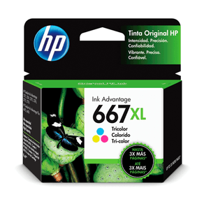 Cartucho de Tinta HP 667XL 3YM80AL | Colorido GO - 233198