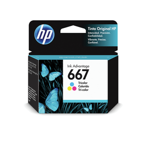 Cartucho de Tinta HP 667 Colorido Advantage Original - 3YM78AL GO - 233155