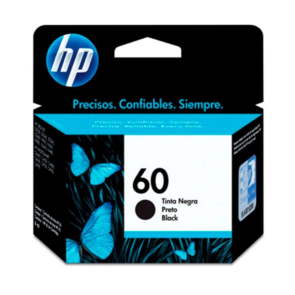 Cartucho HP 60 C640WB | Preto Artigo: 69747 - Fujioka Distribuidor