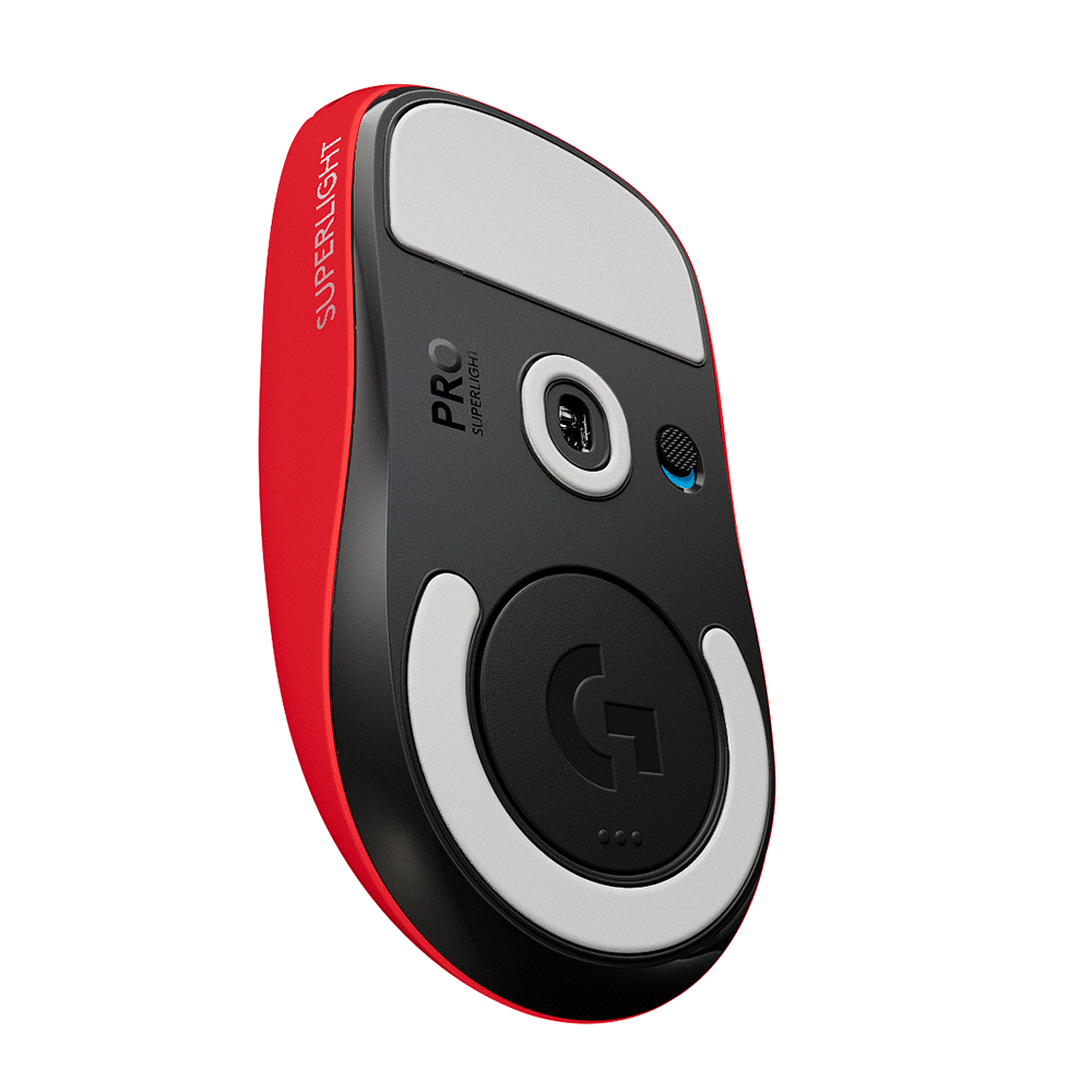 Mouse Gamer Sem Fio Logitech PRO X Superlight | Red - Fujioka